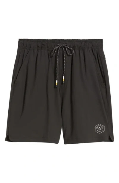 Dark Seas No Sweat Shorts In Black