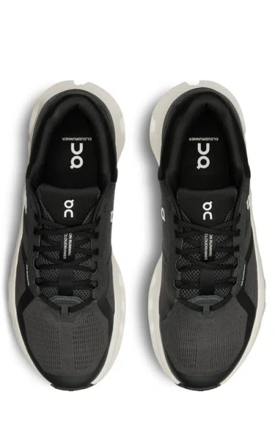 On Black Recycled Polyester Athletic Sneakers