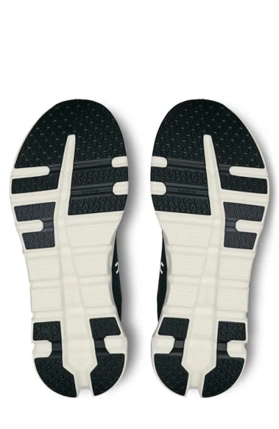 On Black Recycled Polyester Athletic Sneakers