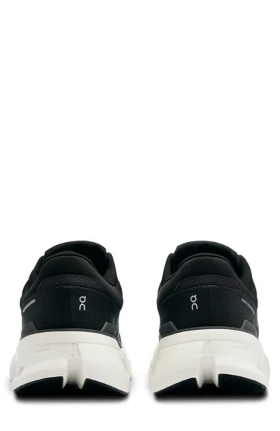 On Black Recycled Polyester Athletic Sneakers
