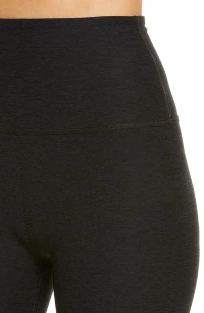 Beyond Yoga Spacedye In The Mix High-waist Biker Shorts In Darkest Night