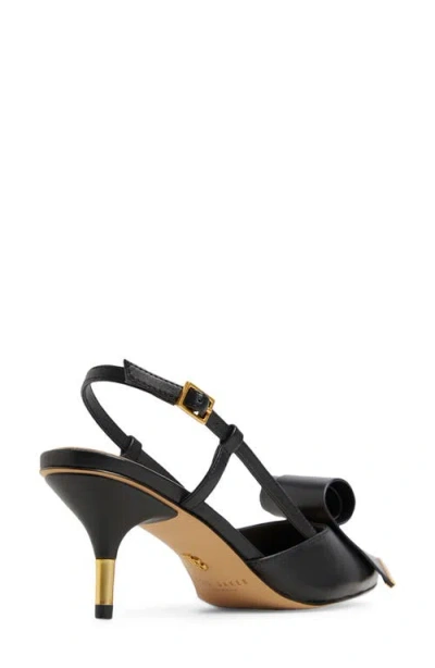Ted Baker London Romy Pointed Toe Slingback Pump In Black