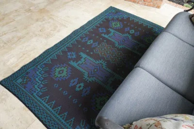 Mad Mats Apache Black & Aqua