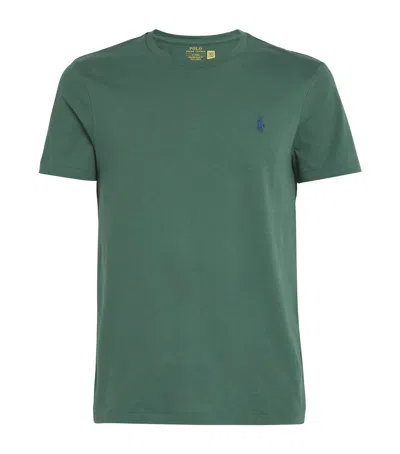 Polo Ralph Lauren Cotton Custom-fit Logo T-shirt In Green