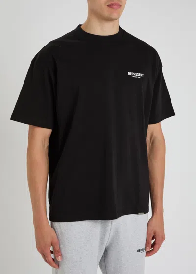Represent Cotton T-shirt In Black
