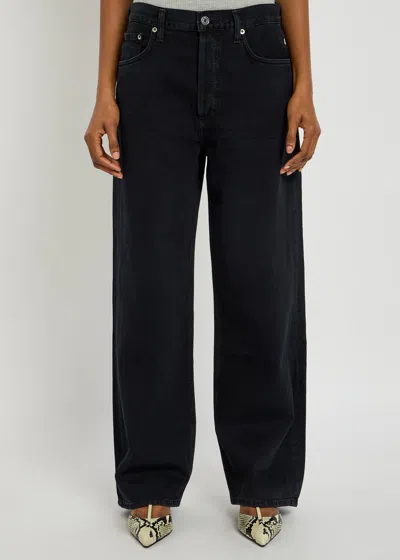 Agolde Mid-rise Wide-leg Denim Trousers