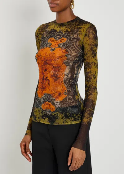 Jean Paul Gaultier Top "médaillon"