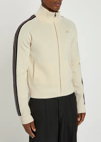 Wales Bonner Fine-knit Track Jacket In Multi