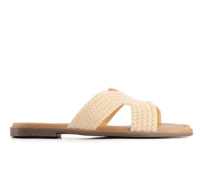 Andrea Women's Flat Slide Sandals With Ultra Comfort Insole