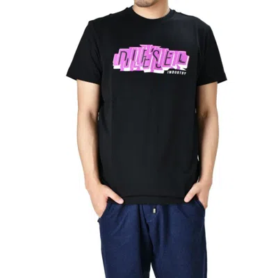 Diesel T-diegos Graphic Print Crew T-shirt In Black In Black