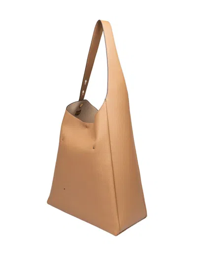 Tory Burch Romy Hobo Bag Made Of Soft Hammered Leather