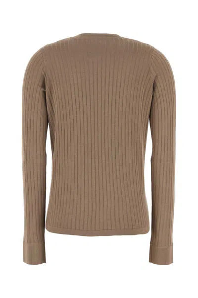 The Row Top Keya In Misto Viscosa Cappuccino Donna In Brown