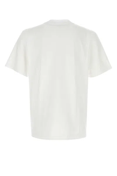 Casablanca White Crewneck T-shirt With Logo On The Front In White
