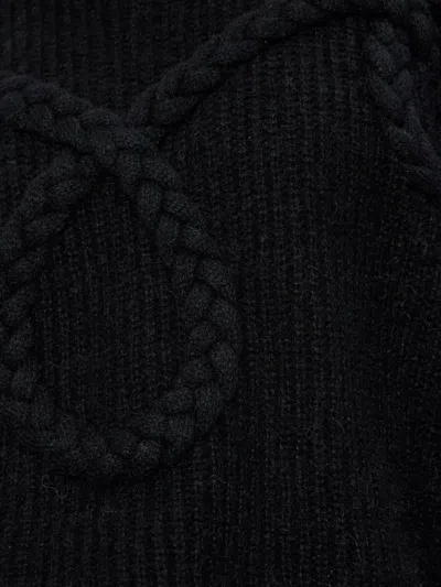 麻辫绞花针织毛衣