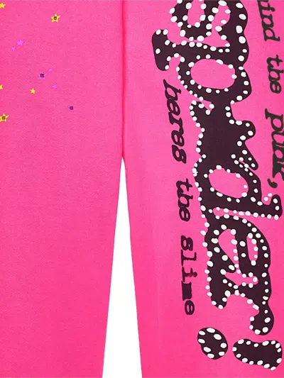 Sp5der P*nk Sweatpants In Pink