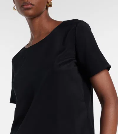 Max Mara Dida Silk Satin Top