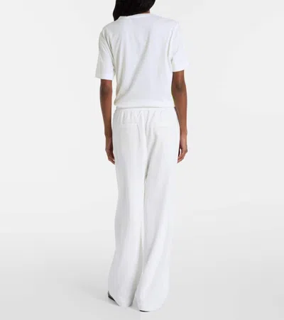 Brunello Cucinelli White Pants With Elastic Drawstring Waist