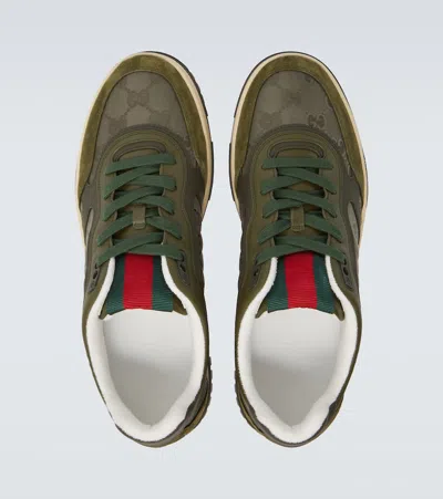 Gucci Re-web Gg Canvas Sneakers In Multi