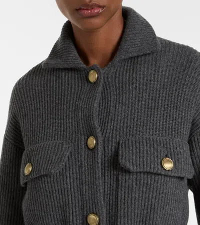Brunello Cucinelli Belted Cardigan In Blue