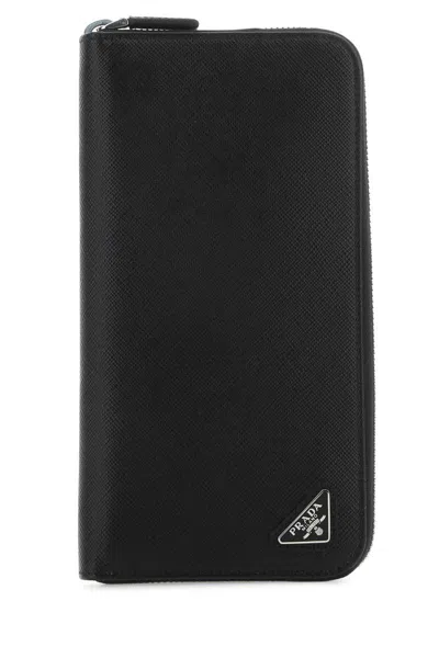 Prada Black Leather Wallet
