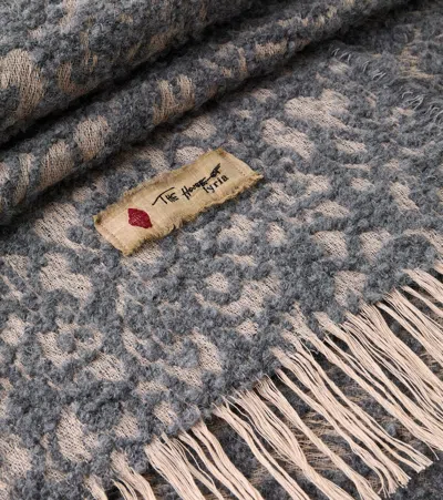 The House Of Lyria Malghe Wool And Cotton-blend Throw