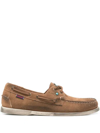 Sebago Suede Loafers In Brown