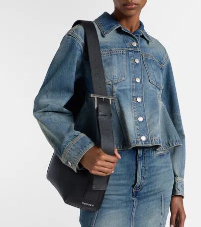 Alexander Mcqueen Alexander Mc Queen Sling T Bar Black Shoulder Bag In Black