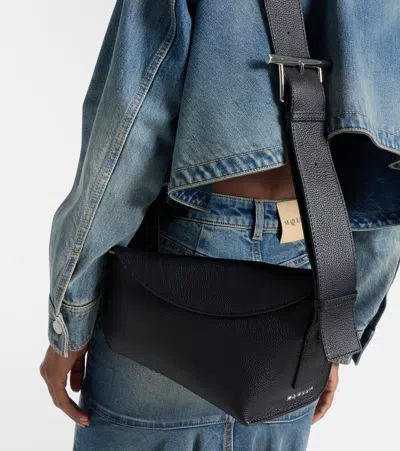 Alexander Mcqueen Alexander Mc Queen Sling T Bar Black Shoulder Bag In Black