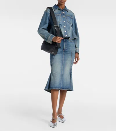 Alexander Mcqueen Alexander Mc Queen Sling T Bar Black Shoulder Bag In Black