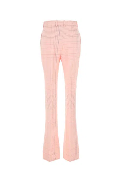 Bottega Veneta Pink Stretch Viscose Blend Pant