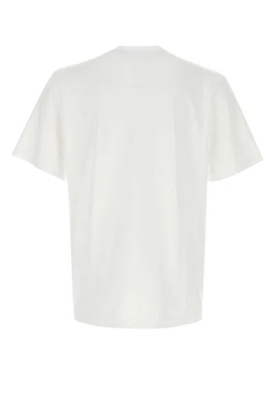 Casablanca Cotton Crew Neck T-shirt With Graphic Print In White
