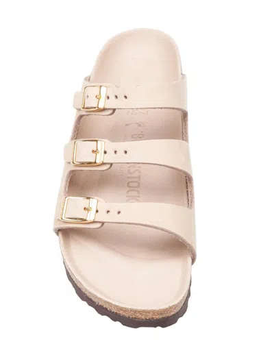 Birkenstock Triple Buckle Cork Sole Sandals In Brown