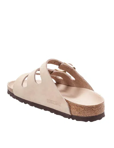Birkenstock Triple Buckle Cork Sole Sandals In Brown
