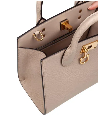 Ferragamo Salvatore  Mini Bag Made Of Hammered Calfskin