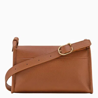 Longchamp Medium Foulonne Caramel Shoulder Bag In Brown