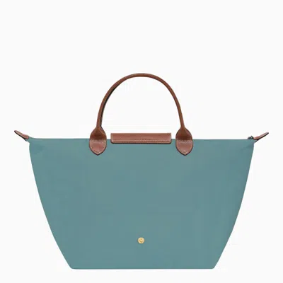 Longchamp Eucalyptus Coloured Le Pliage Original M Bag