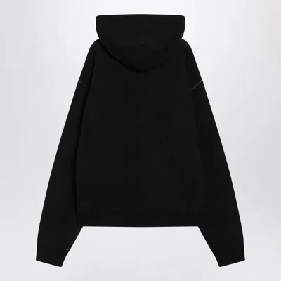 Valentino Cotton Fabric Sweatshirt With Comfortable Fit In Black