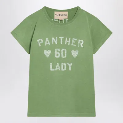 Valentino Playful Printed Cotton T-shirt With Bold Lettering