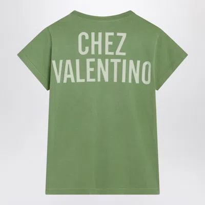 Valentino Playful Printed Cotton T-shirt With Bold Lettering