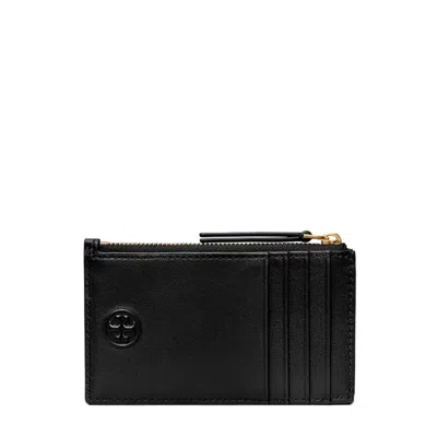 Tory Burch Fleming Cardholder In Black