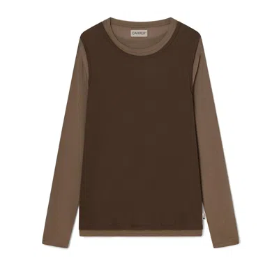 Carrer Double Layer Long Sleeve Tee