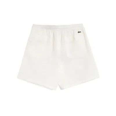 Lacoste Bermuda Testurizzato Bianco In White