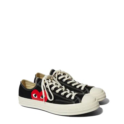 Comme Des Garçons Play Play Converse Chuck Taylor In Black