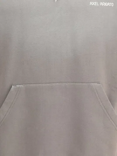 Axel Arigato Cotton Hoodie In Gray