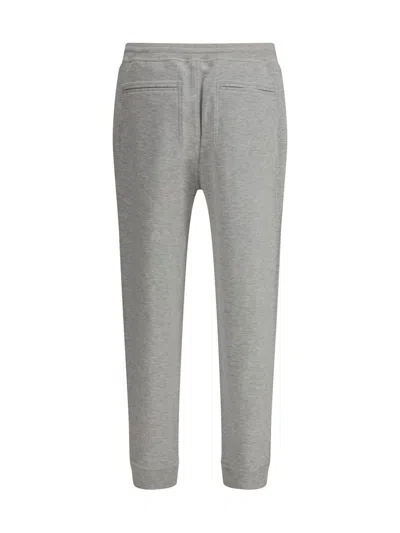 Brunello Cucinelli Stylish Cotton Jogger Trousers In Gray