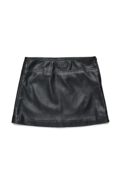 Diesel Gleppy Mini Skirt In Black