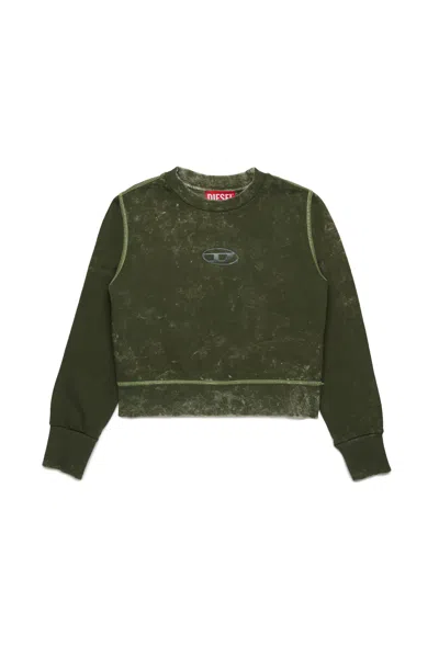 Diesel Slaccy Sweatshirt In Green