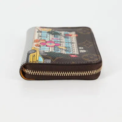 Pre-owned Louis Vuitton Vivienne Brown Canvas Wallet  ()