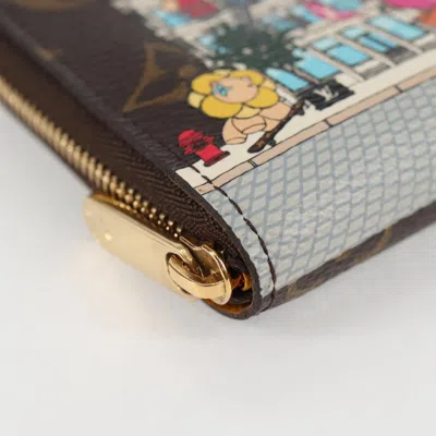 Pre-owned Louis Vuitton Vivienne Brown Canvas Wallet  ()