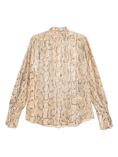 Dries Van Noten 01620-celina Bis Emb 1482 W.w.shirt